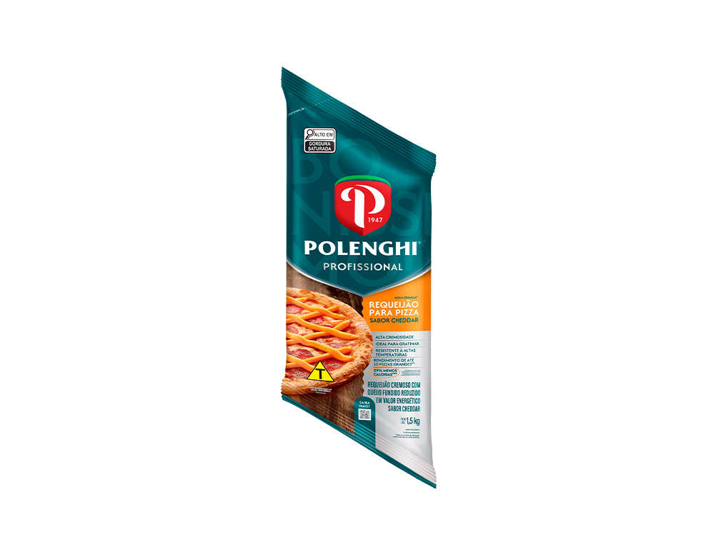 REQUEIJÃO SABOR CHEDDAR POLENGHI 1,5 KG (CX 4 BIS)